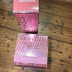 Lawless lip plumping set , overnight mask and tinted balm stick